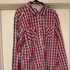 Red XL PDC Button Down